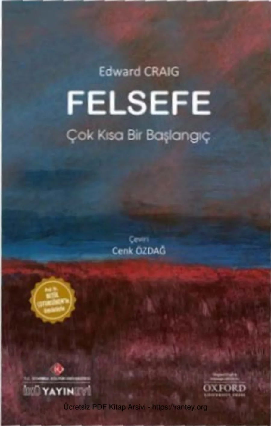 Felsefe: Çok Kısa Bir Başlangıç kapak görseli