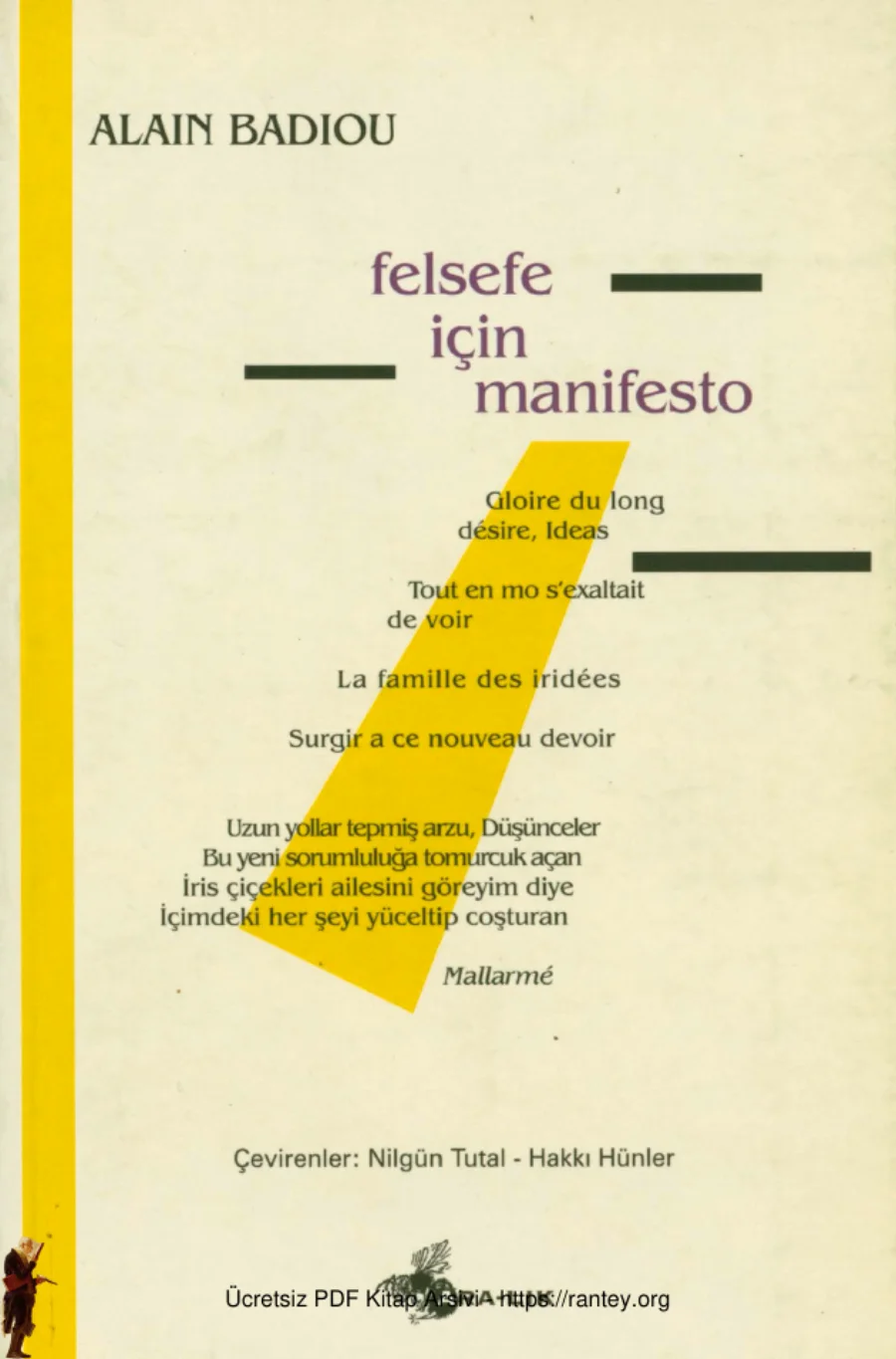 Felsefe İçin Manifesto Ara lık Yayınları kapak görseli