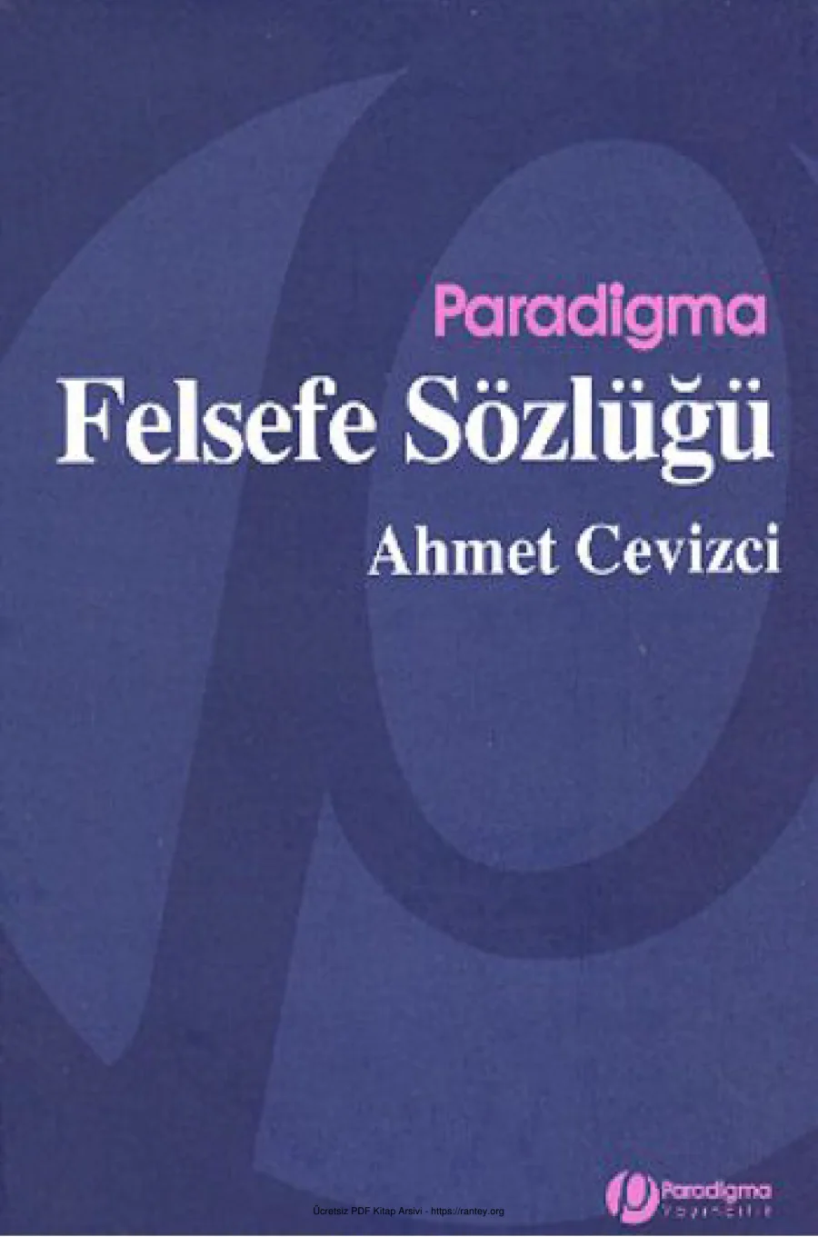 Felsefe Sözlüğü kapak görseli