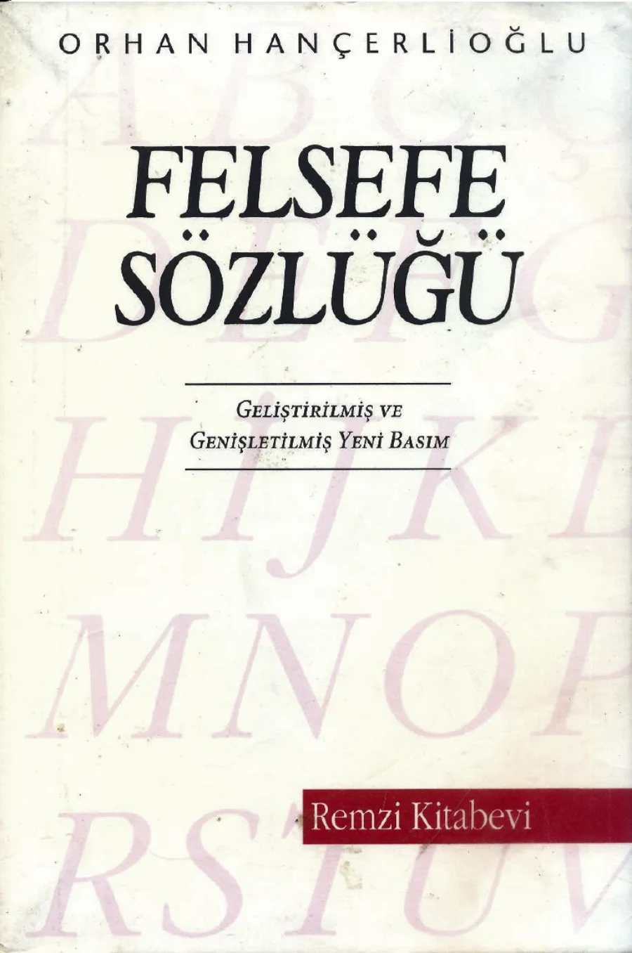 Felsefe Sözlüğü kapak görseli