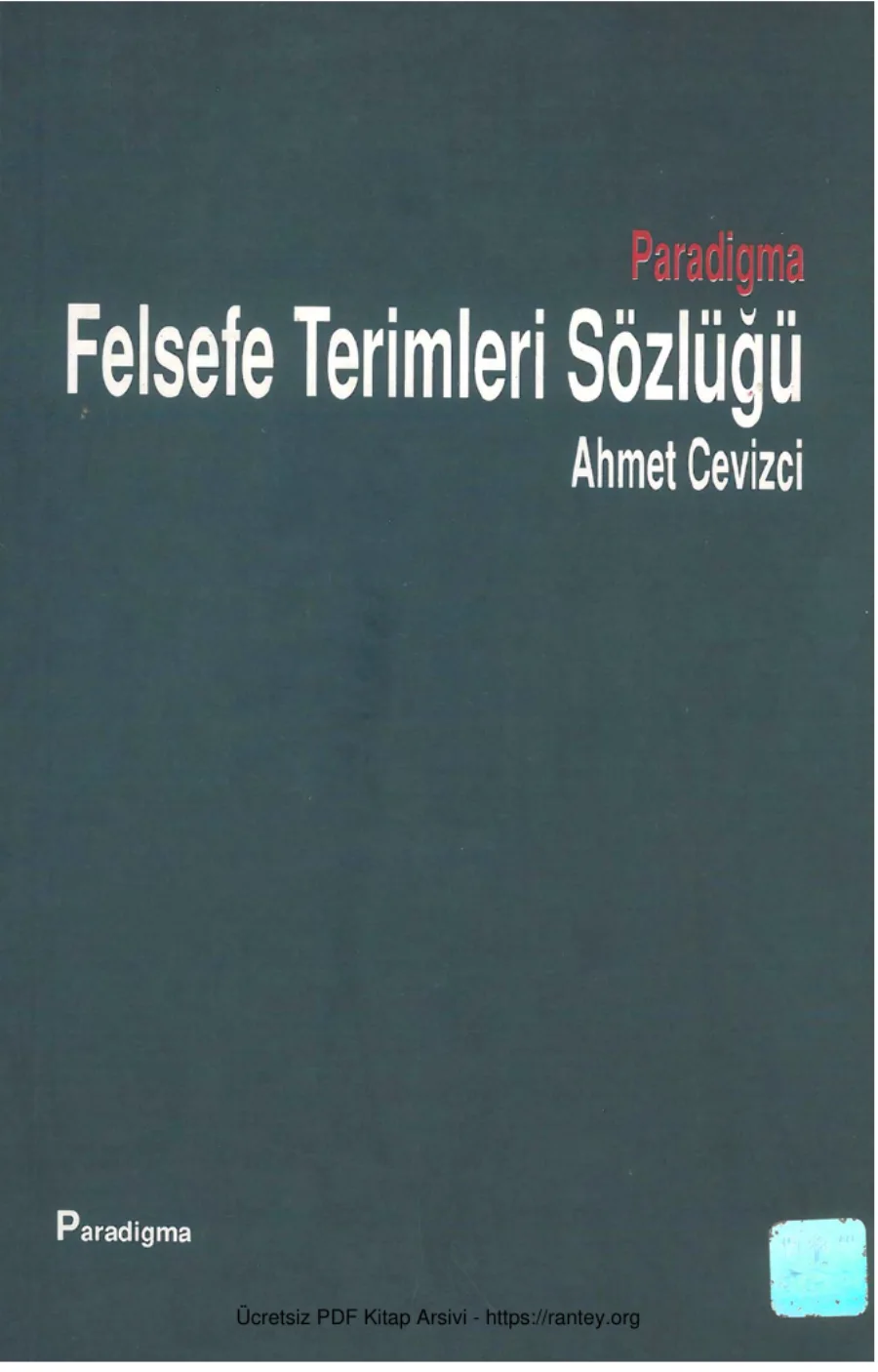 Felsefe Terimleri Sözlüğü kapak görseli