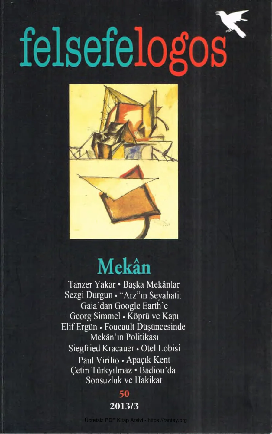 Felsefelogos Sayı 050 Mekan kapak görseli
