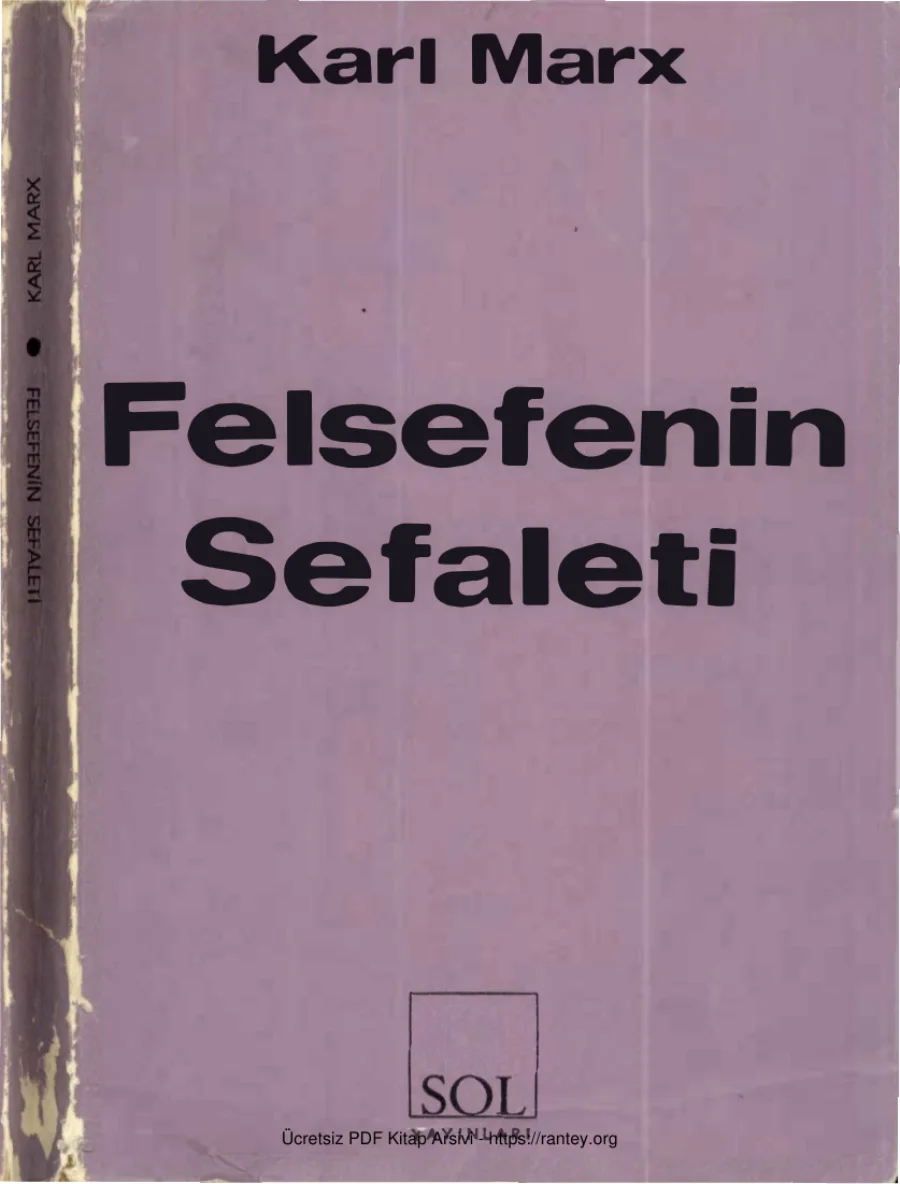 Felsefenin Sefaleti kapak görseli