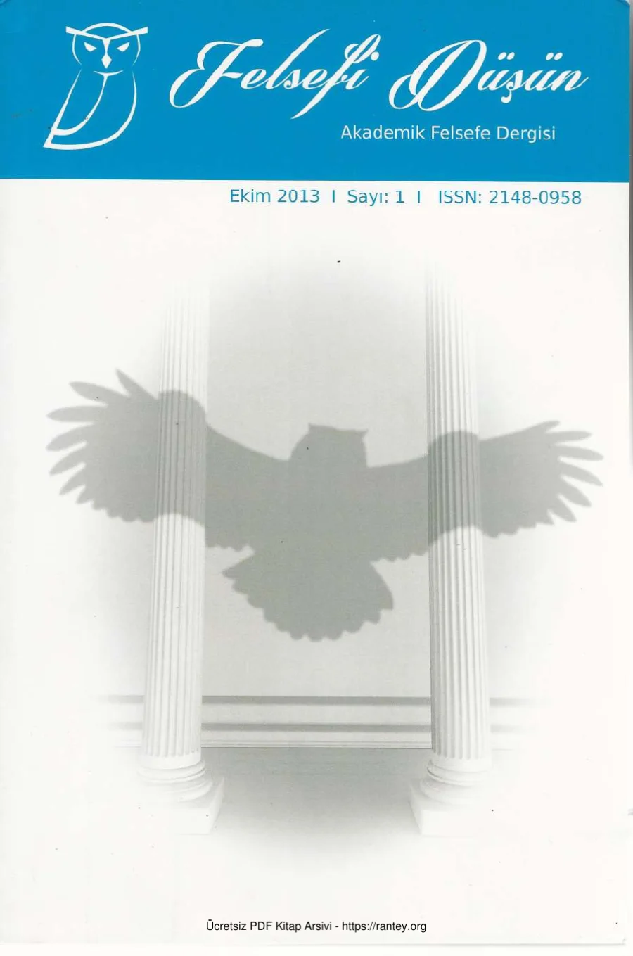 Felsefi Düşün Sayı 001 - David Hume Ekim 2013 kapak görseli