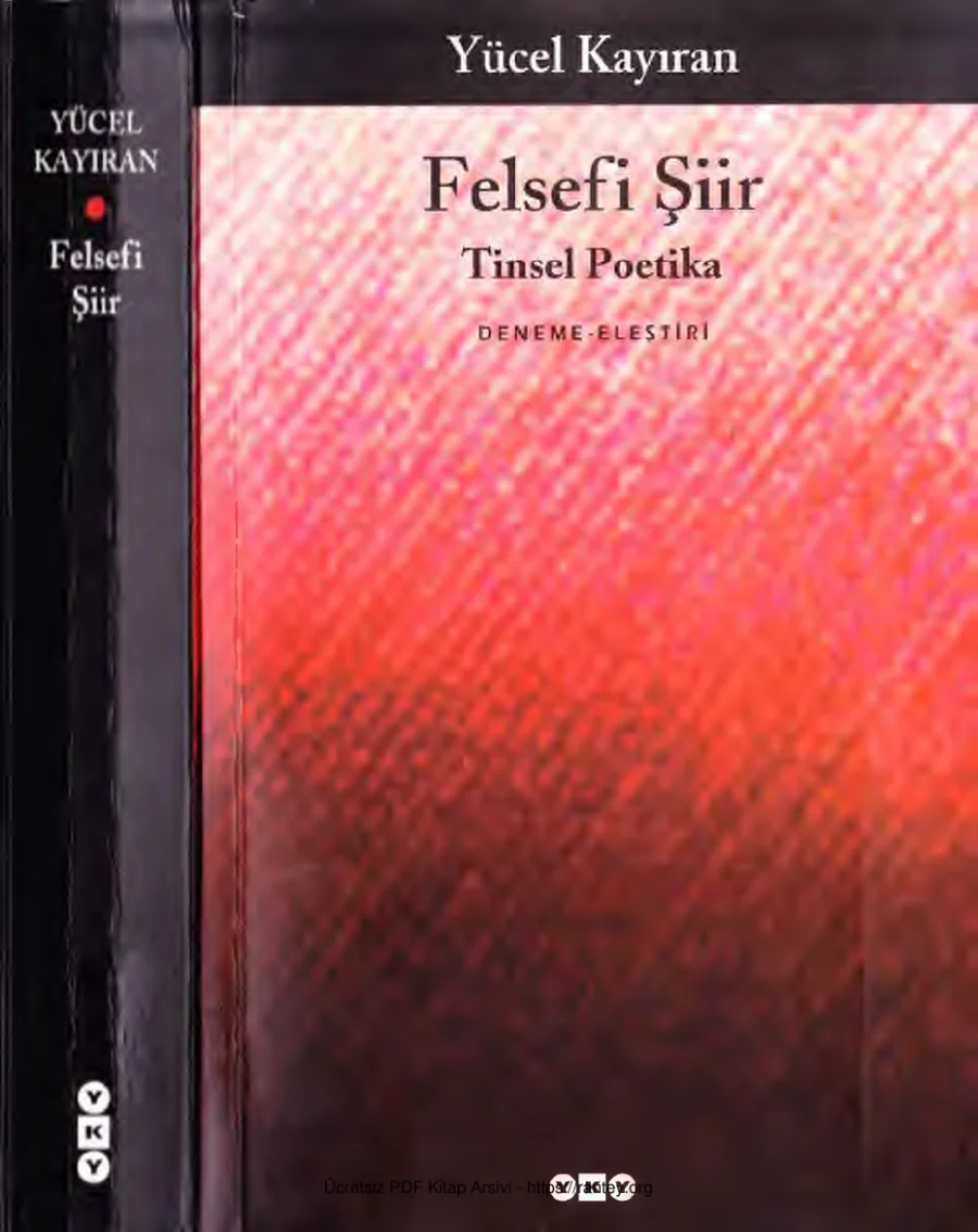 Felsefi Şiir Tinsel Poetika kapak görseli