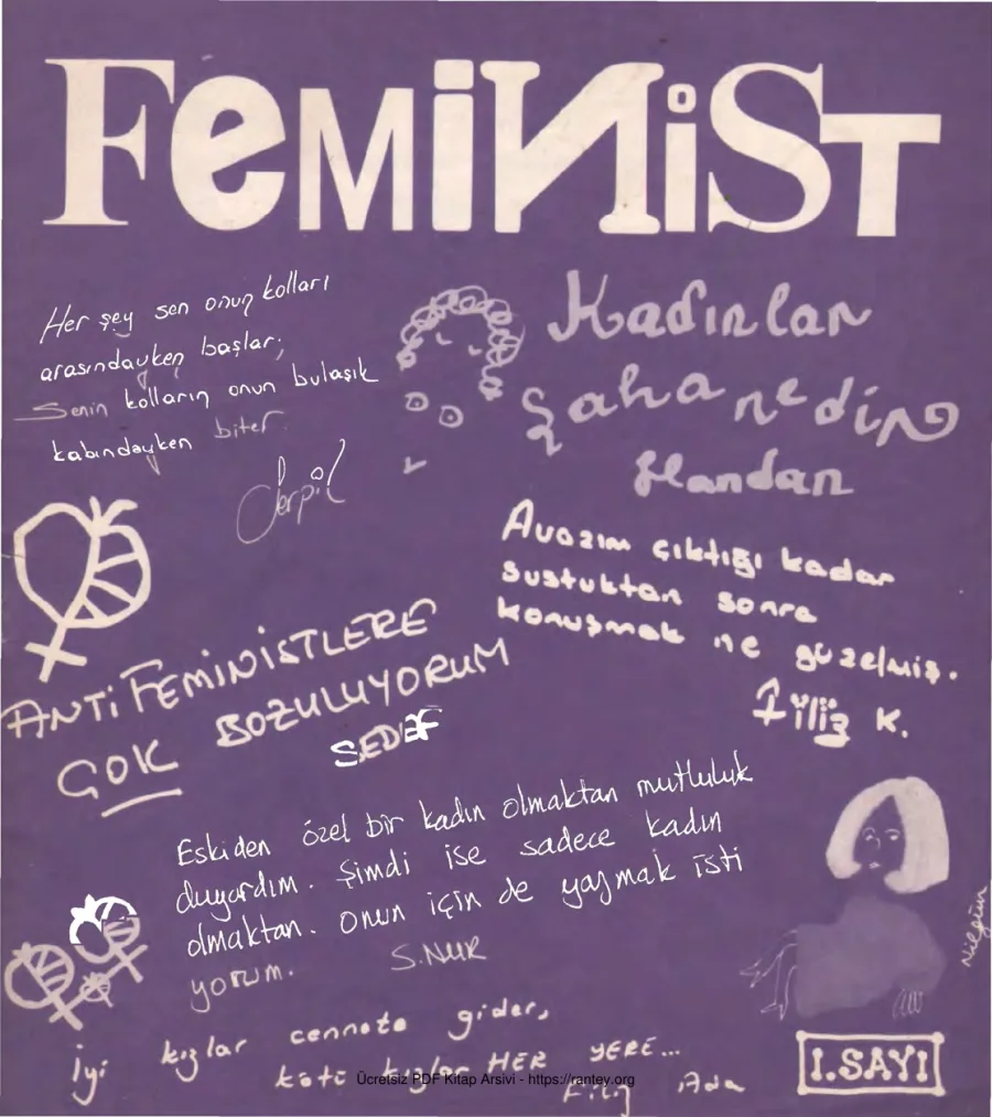 Feminist Sayı 01 kapak görseli