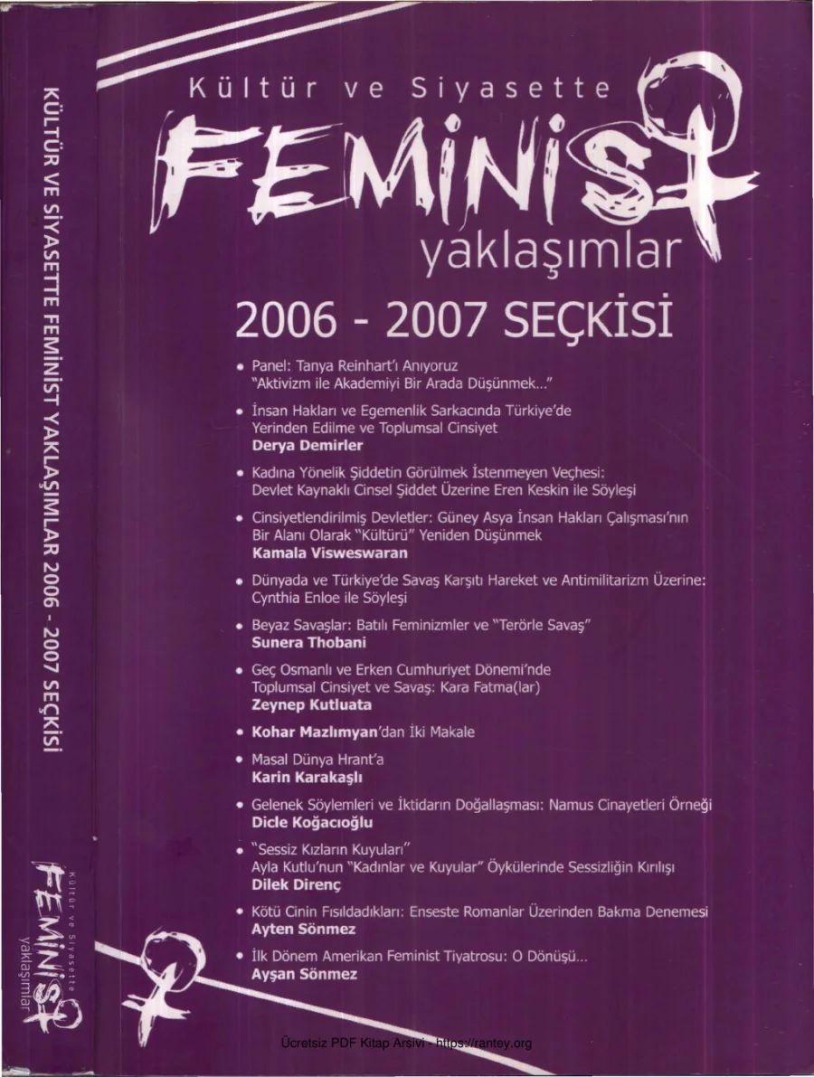 Feminist Yaklaşımlar 2006 2007 kapak görseli