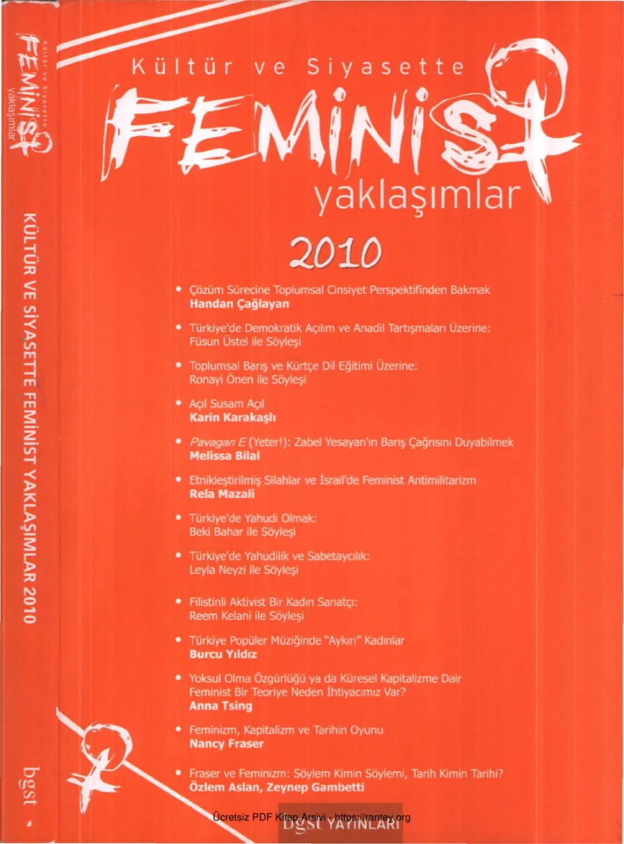 Feminist Yaklaşımlar 2010 kapak görseli