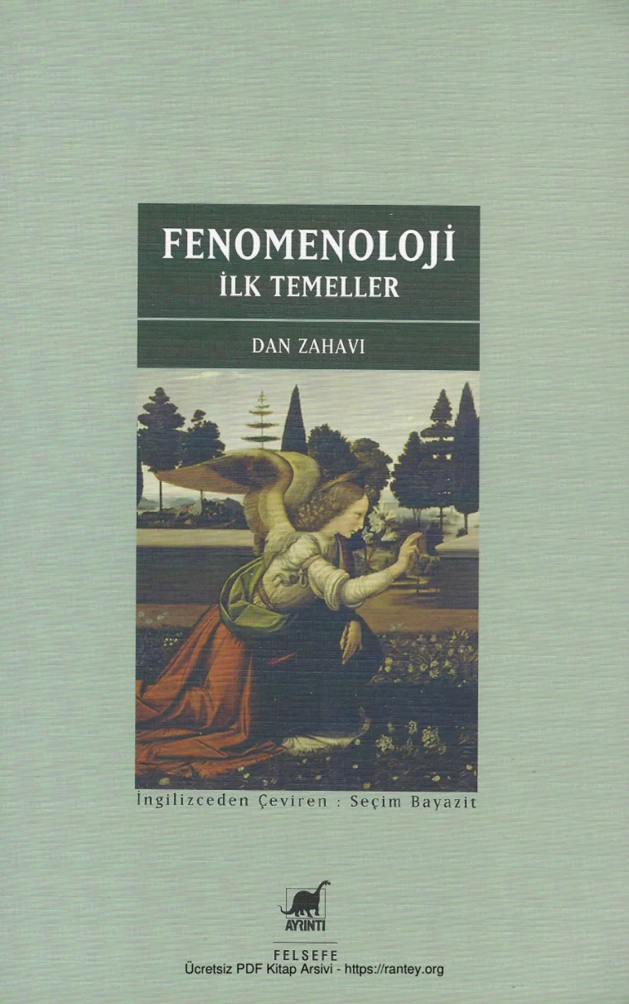 Fenomenoloji İlk Temeller kapak görseli