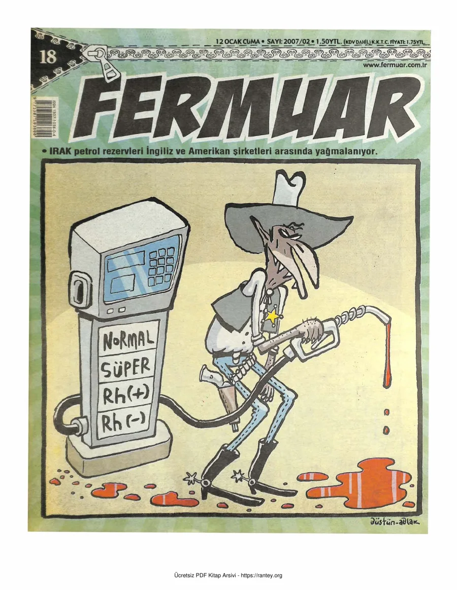 Fermuar 2007 Sayı 18 kapak görseli