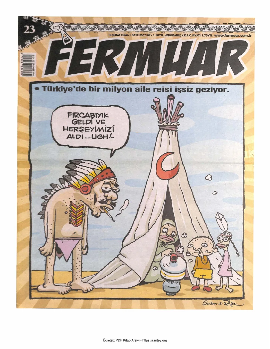 Fermuar 2007 Sayı 23 kapak görseli