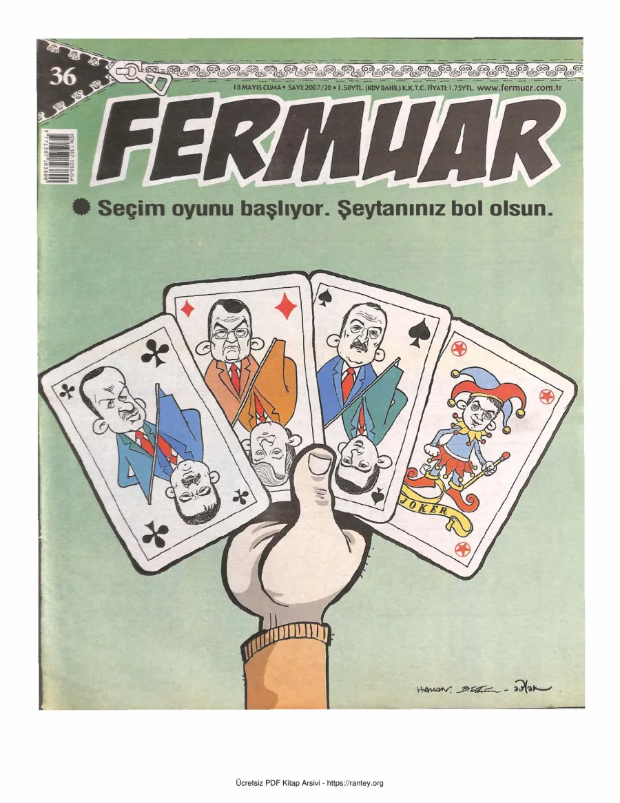 Fermuar 2007 Sayı 36 kapak görseli