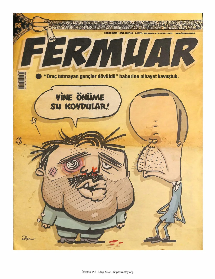 Fermuar 2007 Sayı 56 kapak görseli