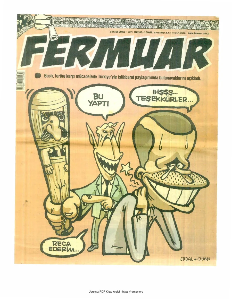 Fermuar 2007 Sayı 61 kapak görseli