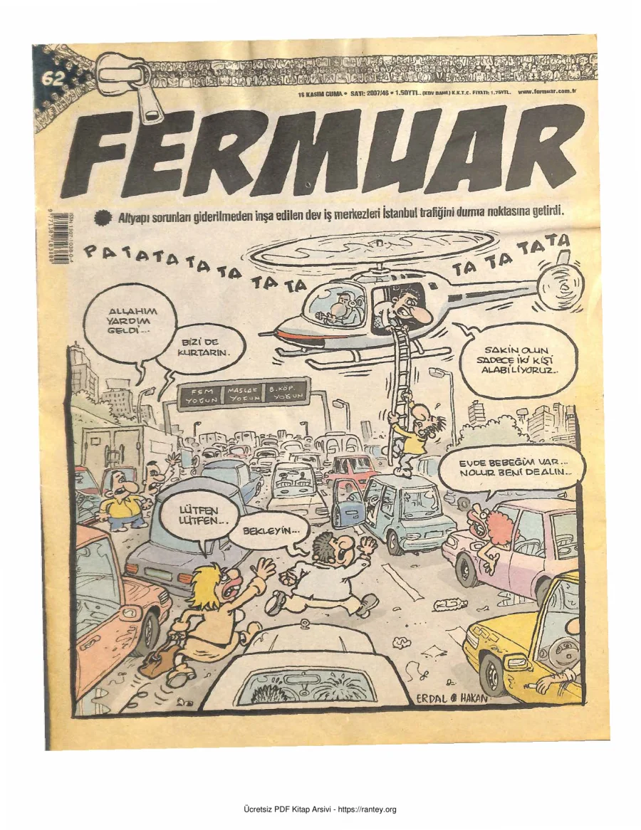 Fermuar 2007 Sayı 62 kapak görseli