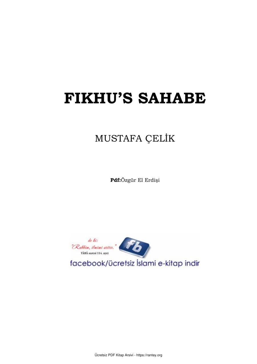 FIKHU S SAHABE MUSTAFA ÇELİK Ebu Abdulmumin Tekin Mıhçı kapak görseli