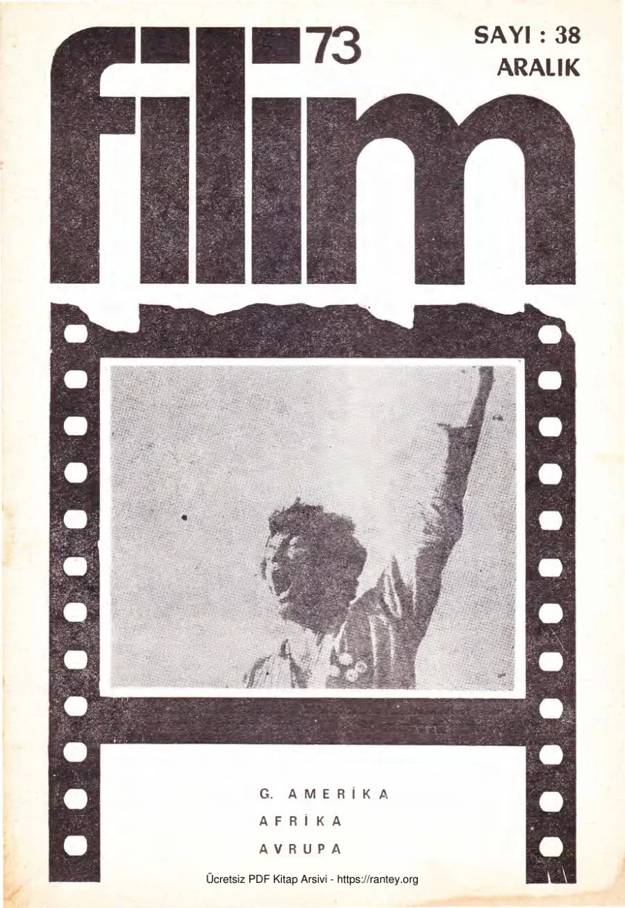 Filim Sayı 38 - Aralık 1973 kapak görseli