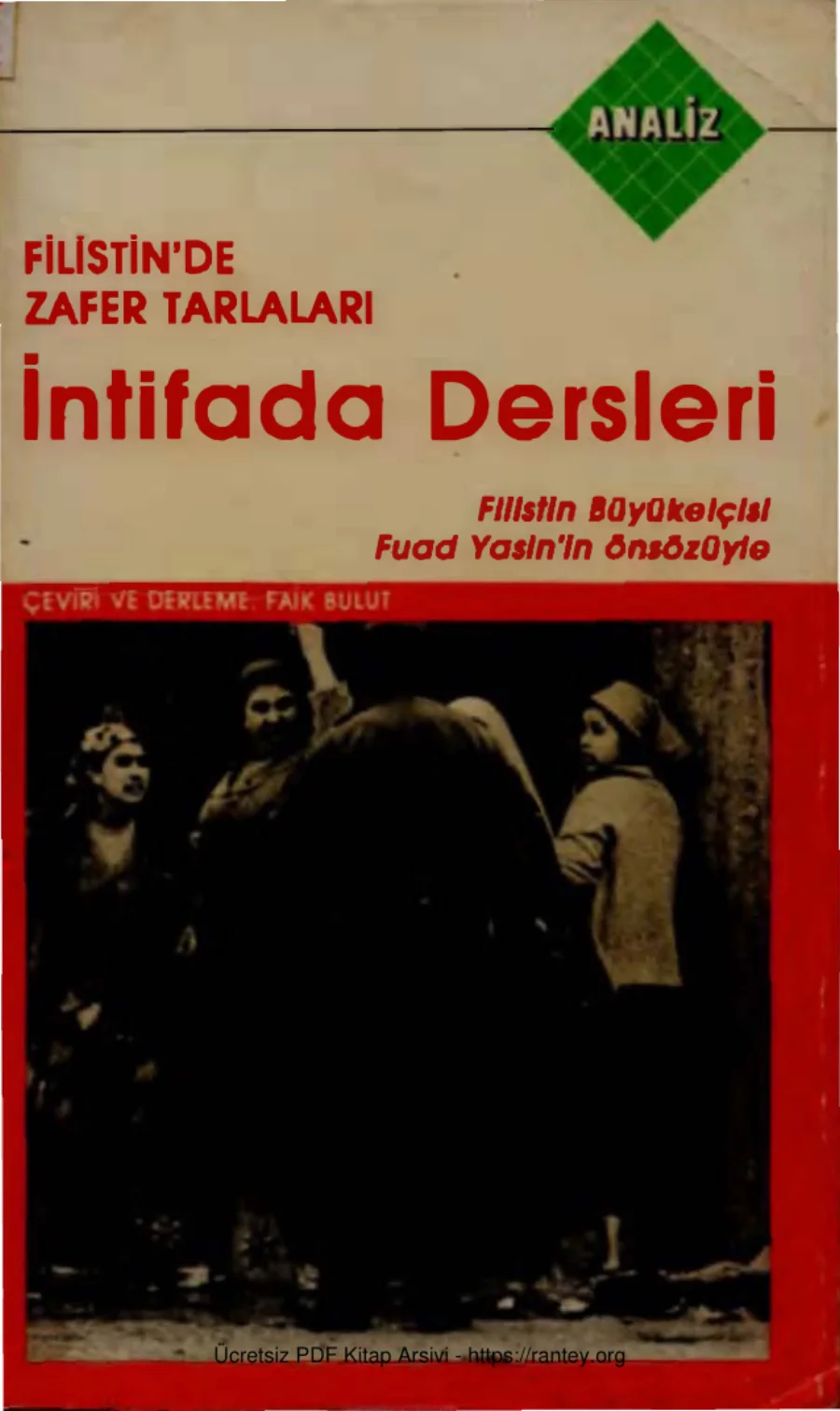 Filistinde Zafer Tarlaları İntifada Dersleri Analiz Yayınları kapak görseli