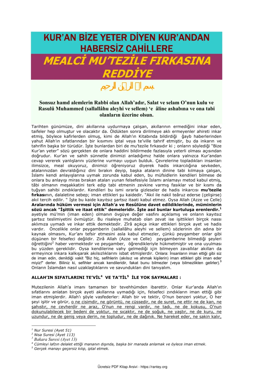 Firkasina Reddiye Ebu Abdulmumin Tekin Mıhçı kapak görseli