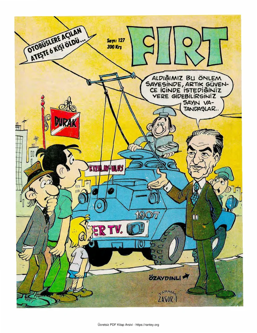 Fırt 1978 Sayı 127 kapak görseli