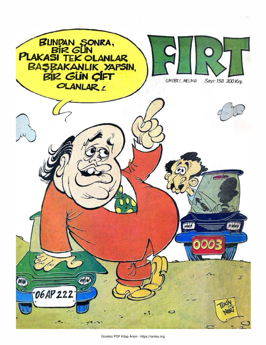 Fırt 1979 Sayı 158 kapak görseli