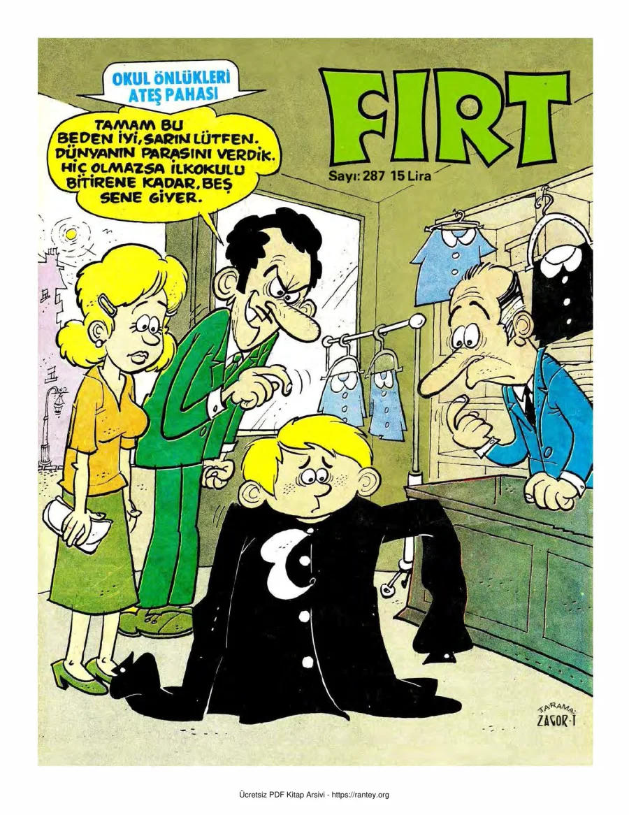 Fırt 1981 Sayı 287 kapak görseli