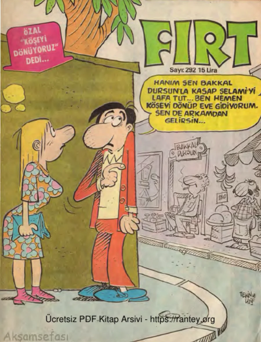 Fırt 1981 Sayı 292 kapak görseli