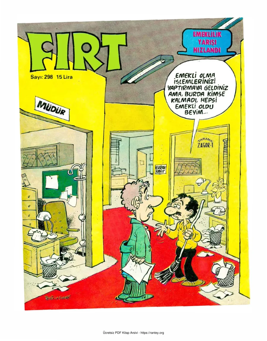 Fırt 1981 Sayı 298 kapak görseli