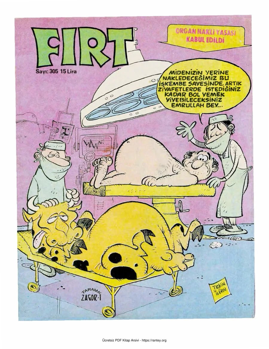 Fırt 1982 Sayı 305 kapak görseli