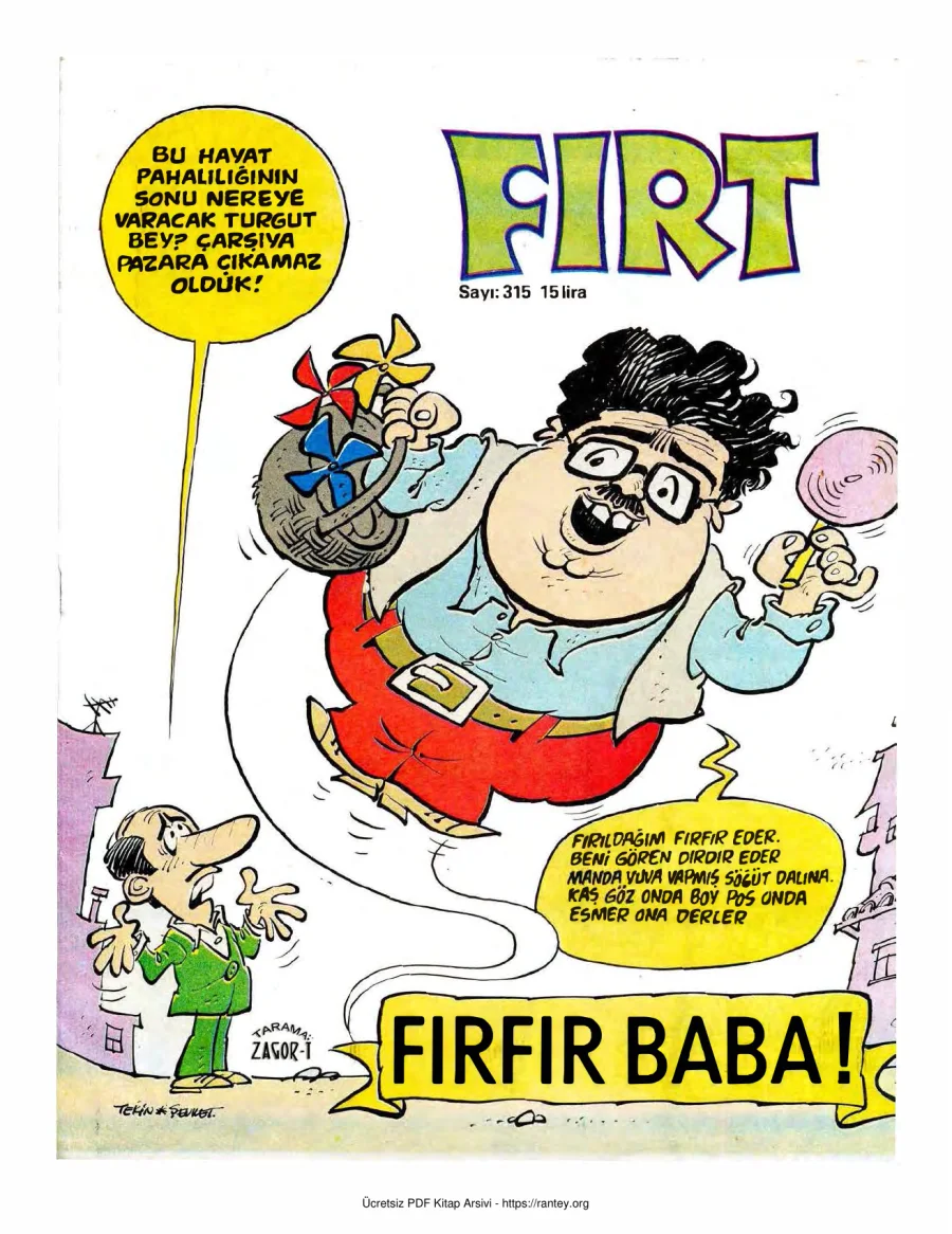 Fırt 1982 Sayı 315 kapak görseli