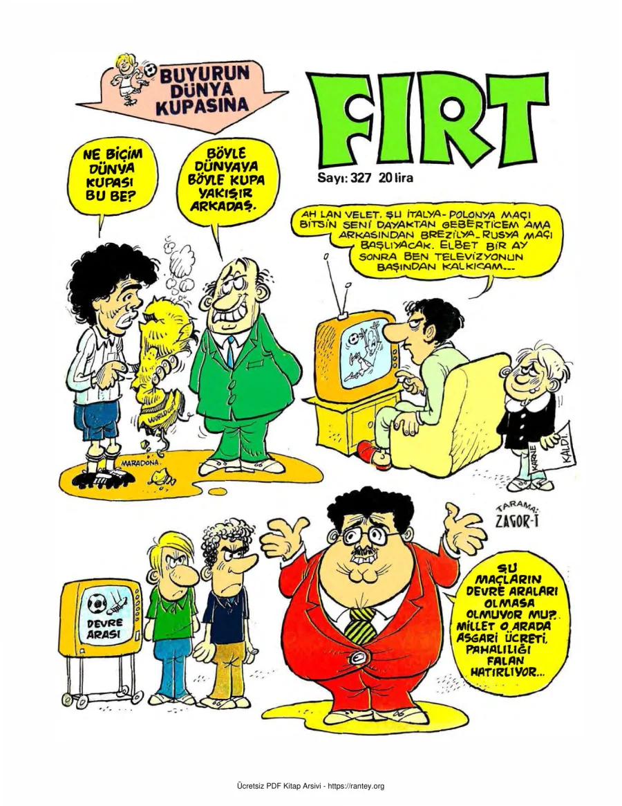 Fırt 1982 Sayı 327 kapak görseli
