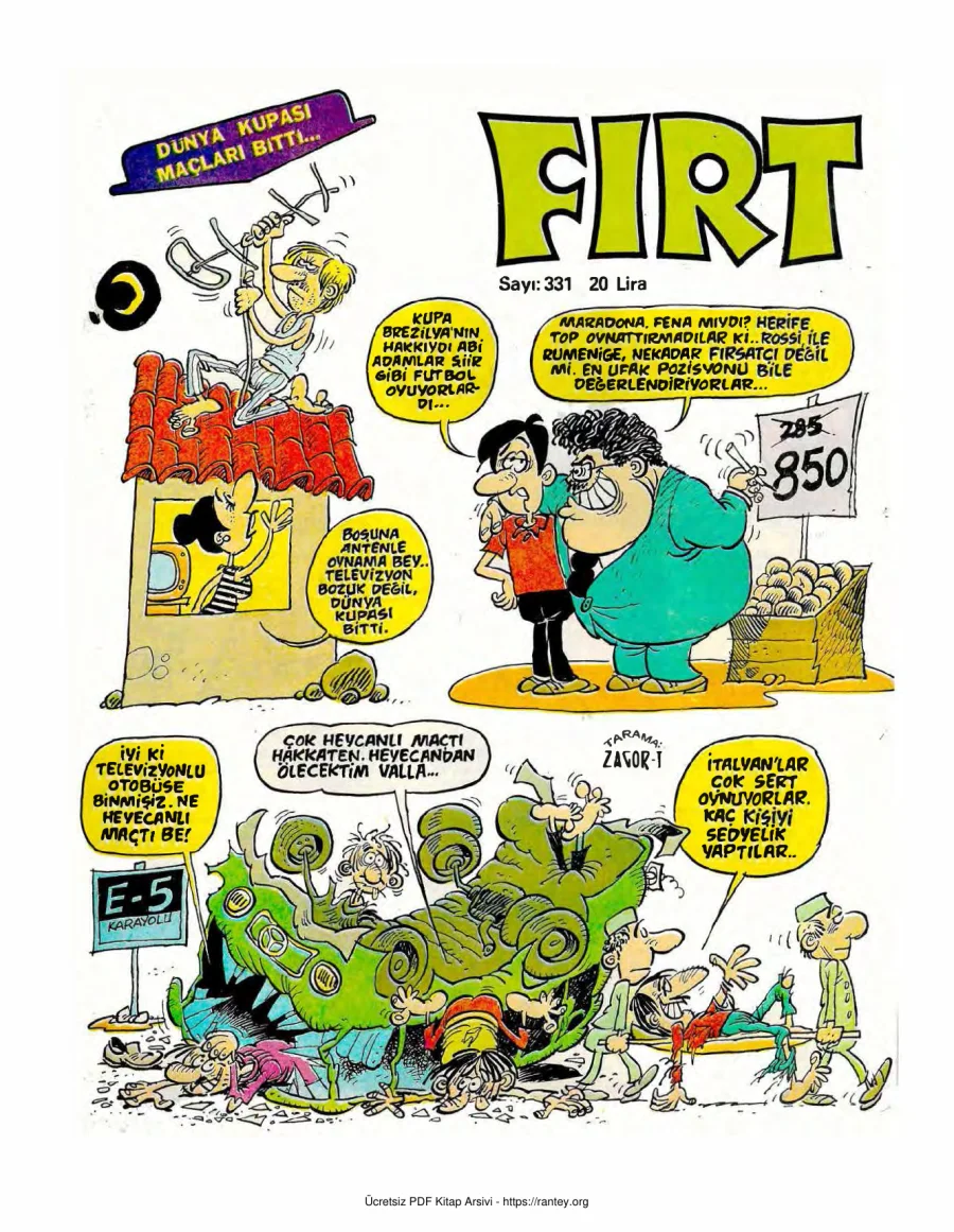 Fırt 1982 Sayı 331 kapak görseli