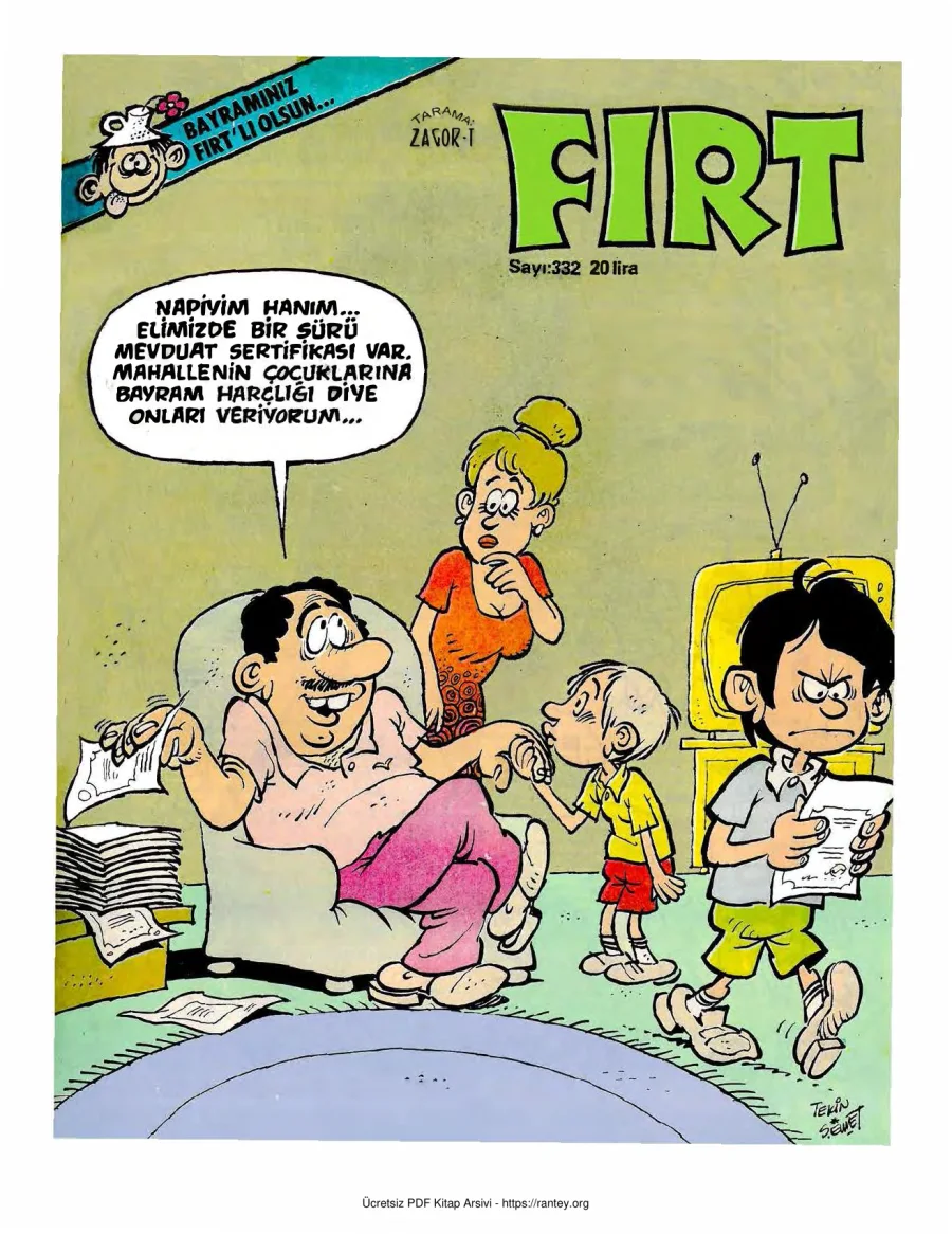 Fırt 1982 Sayı 332 kapak görseli