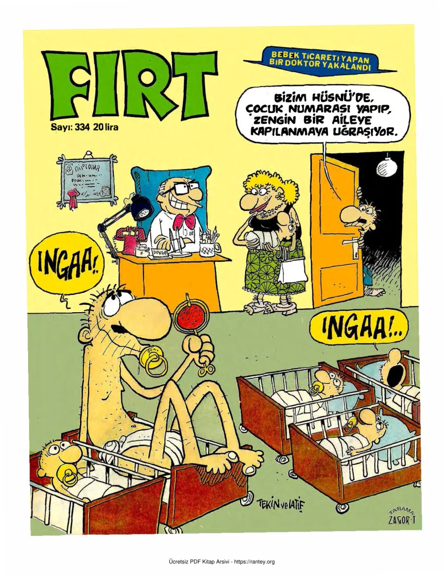 Fırt 1982 Sayı 334 kapak görseli