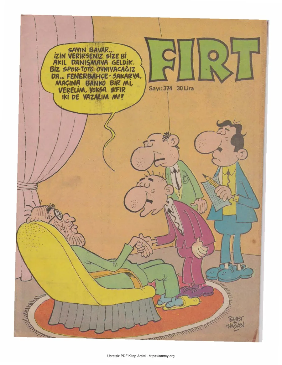 Fırt 1983 Sayı 374 kapak görseli