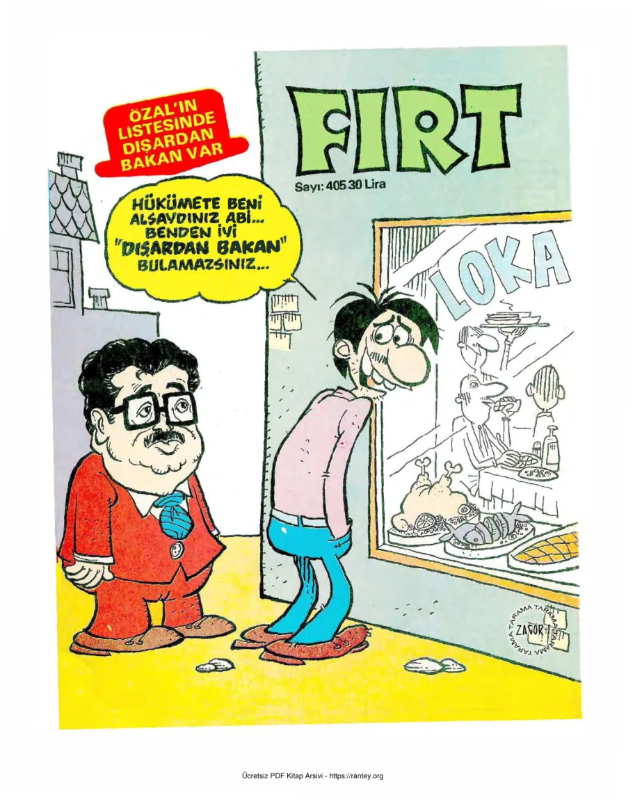 Fırt 1983 Sayı 405 kapak görseli