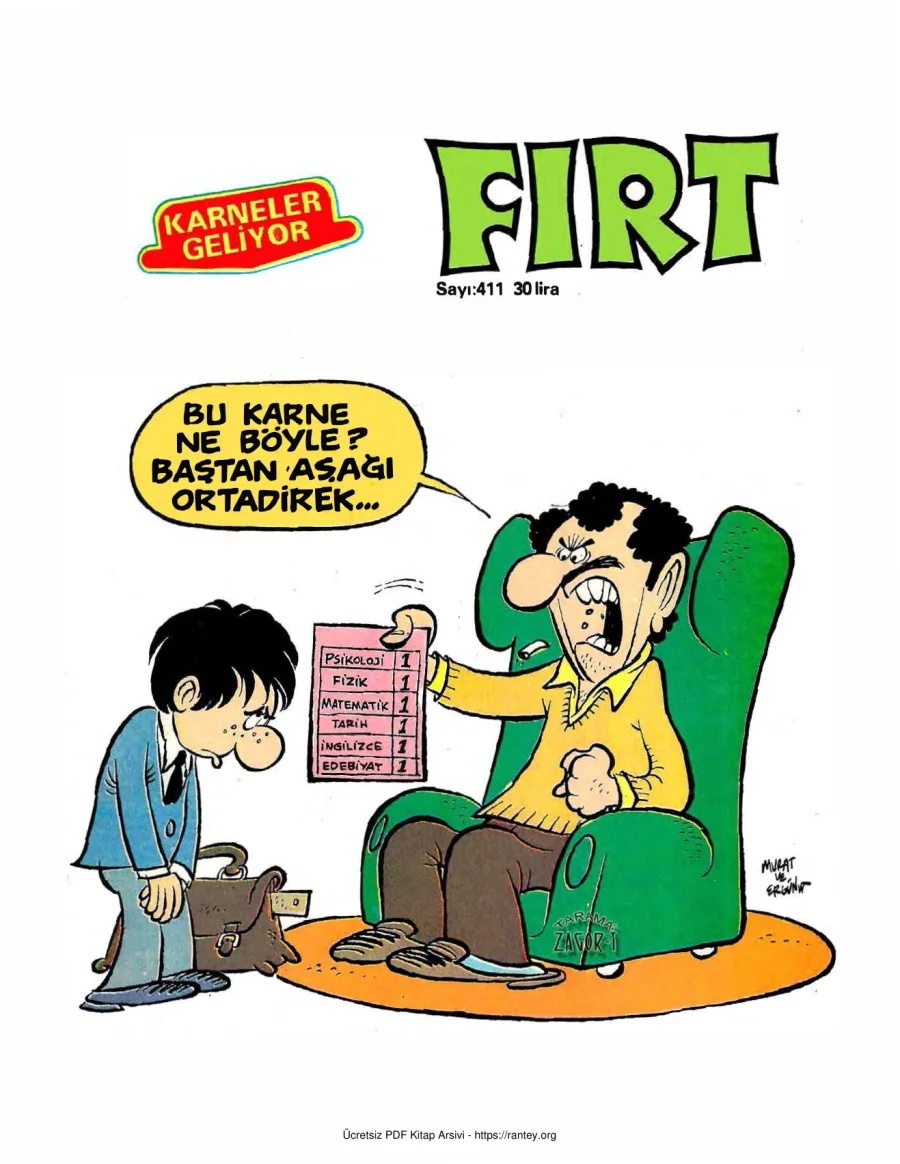 Fırt 1984 Sayı 411 kapak görseli