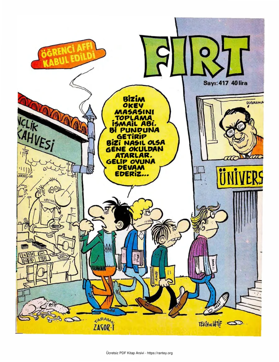 Fırt 1984 Sayı 417 kapak görseli