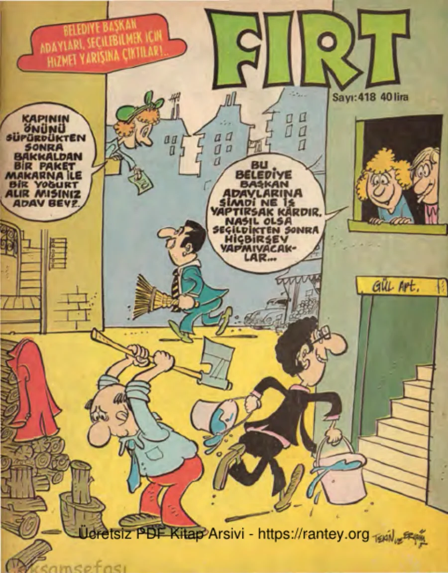 Fırt 1984 Sayı 418 kapak görseli