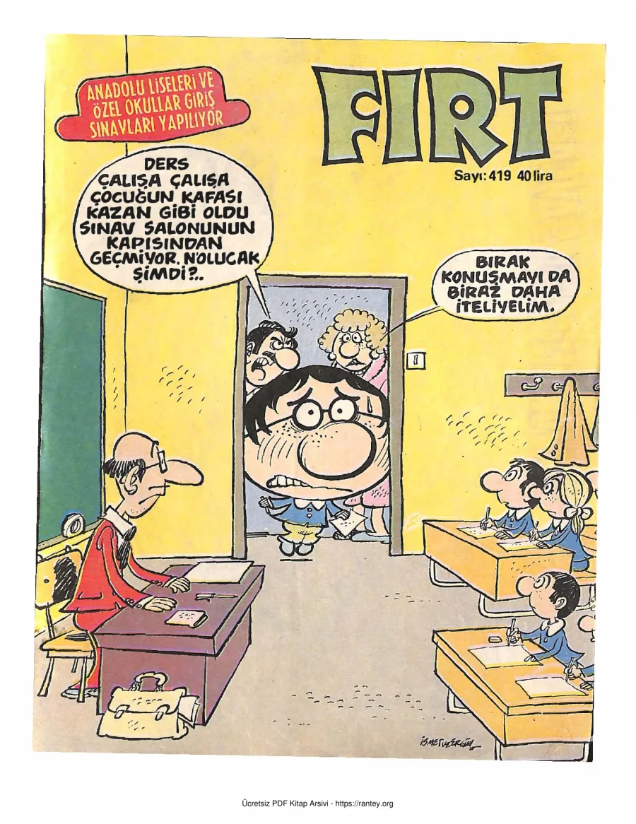 Fırt 1984 Sayı 419 kapak görseli