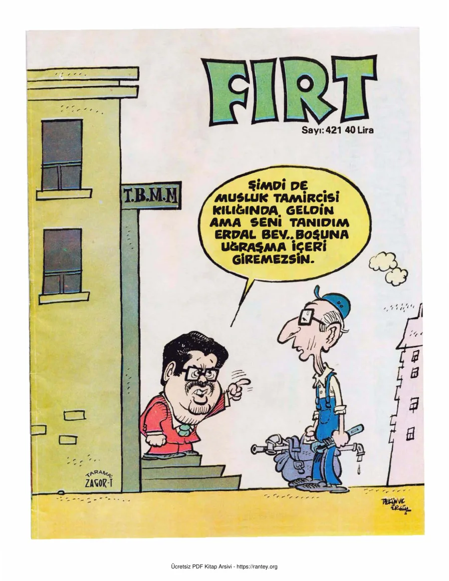 Fırt 1984 Sayı 421 kapak görseli