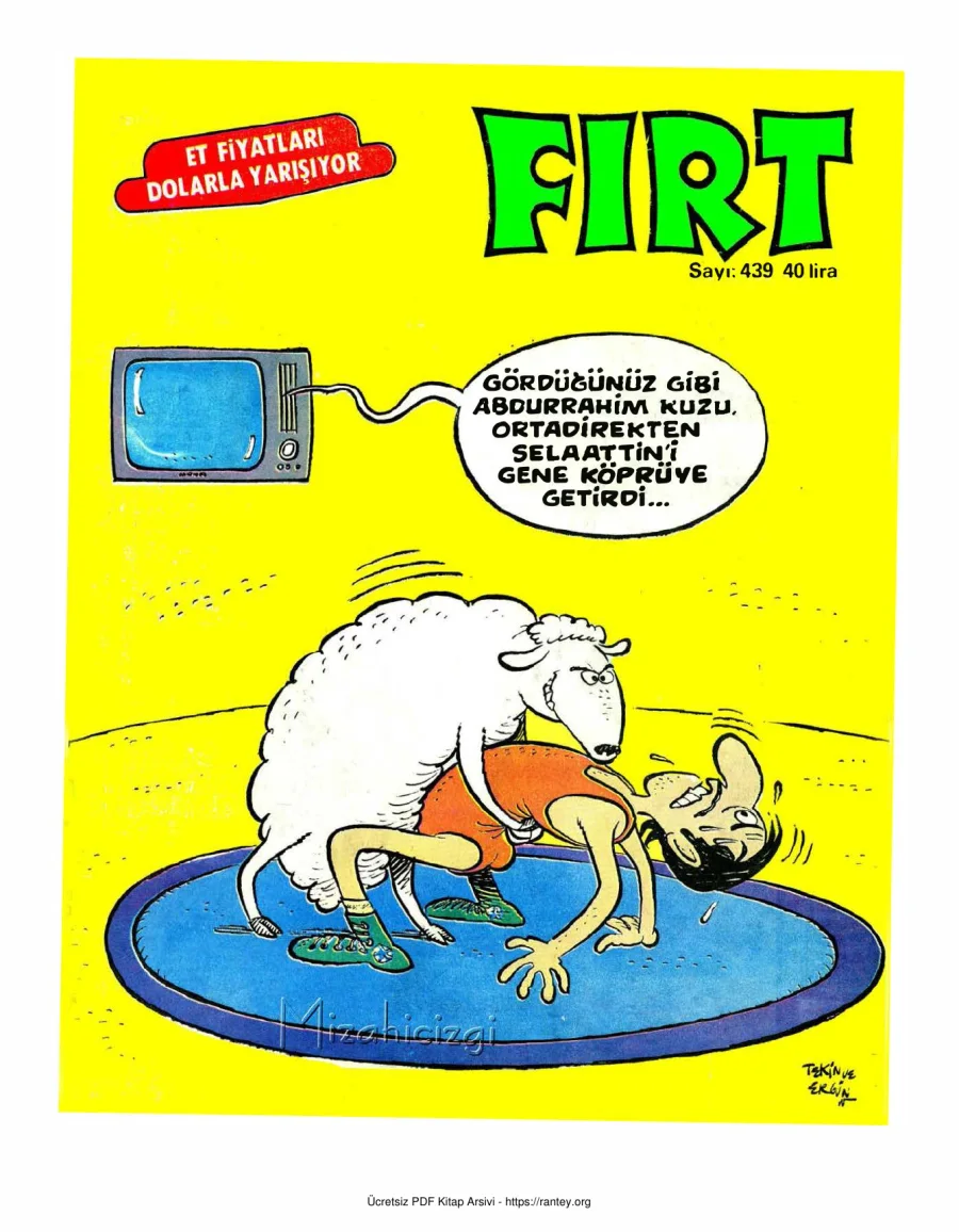Fırt 1984 Sayı 439 kapak görseli