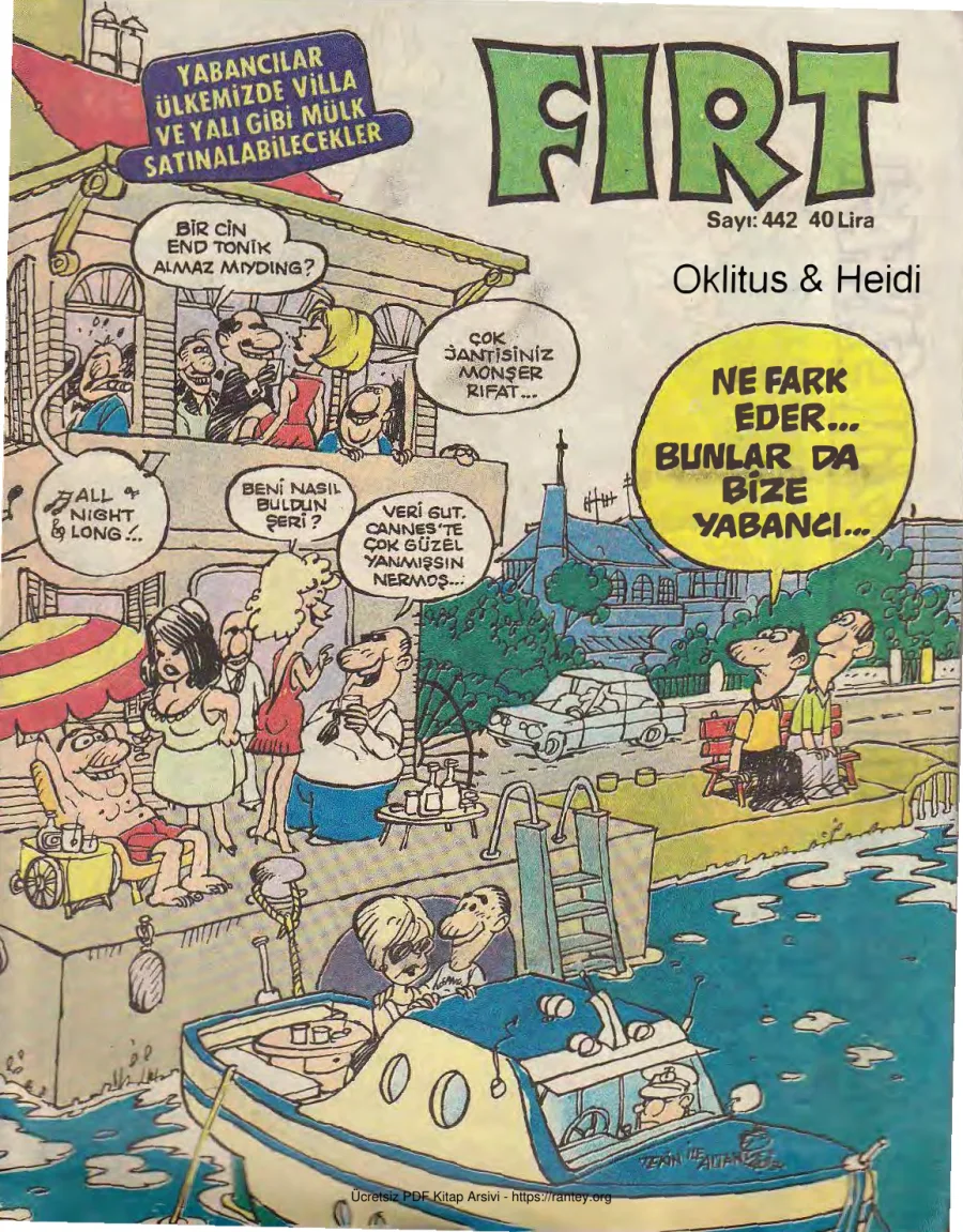 Fırt 1984 Sayı 442 kapak görseli