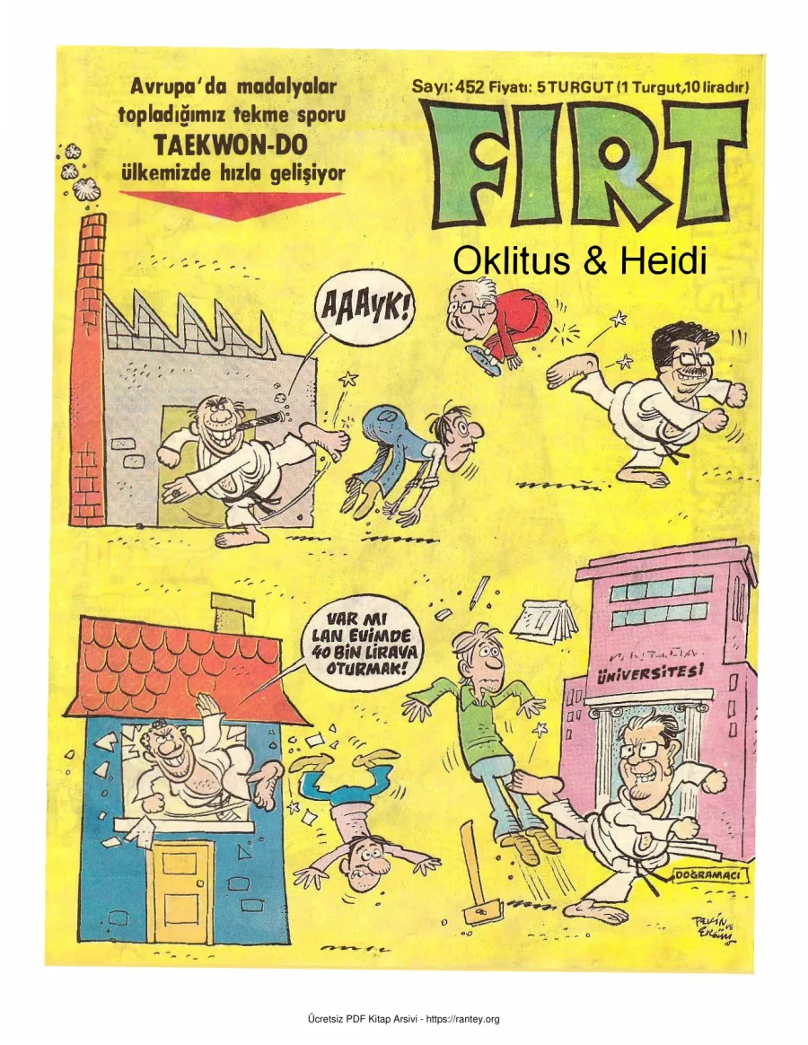 Fırt 1984 Sayı 452 kapak görseli