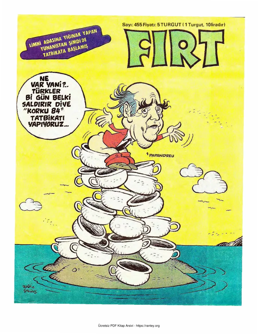 Fırt 1984 Sayı 455 kapak görseli