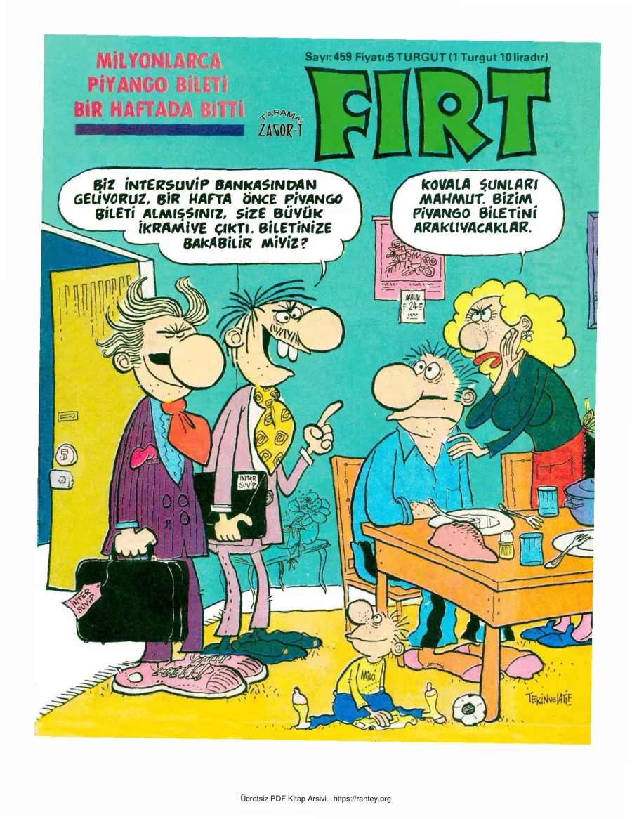 Fırt 1984 Sayı 459 kapak görseli