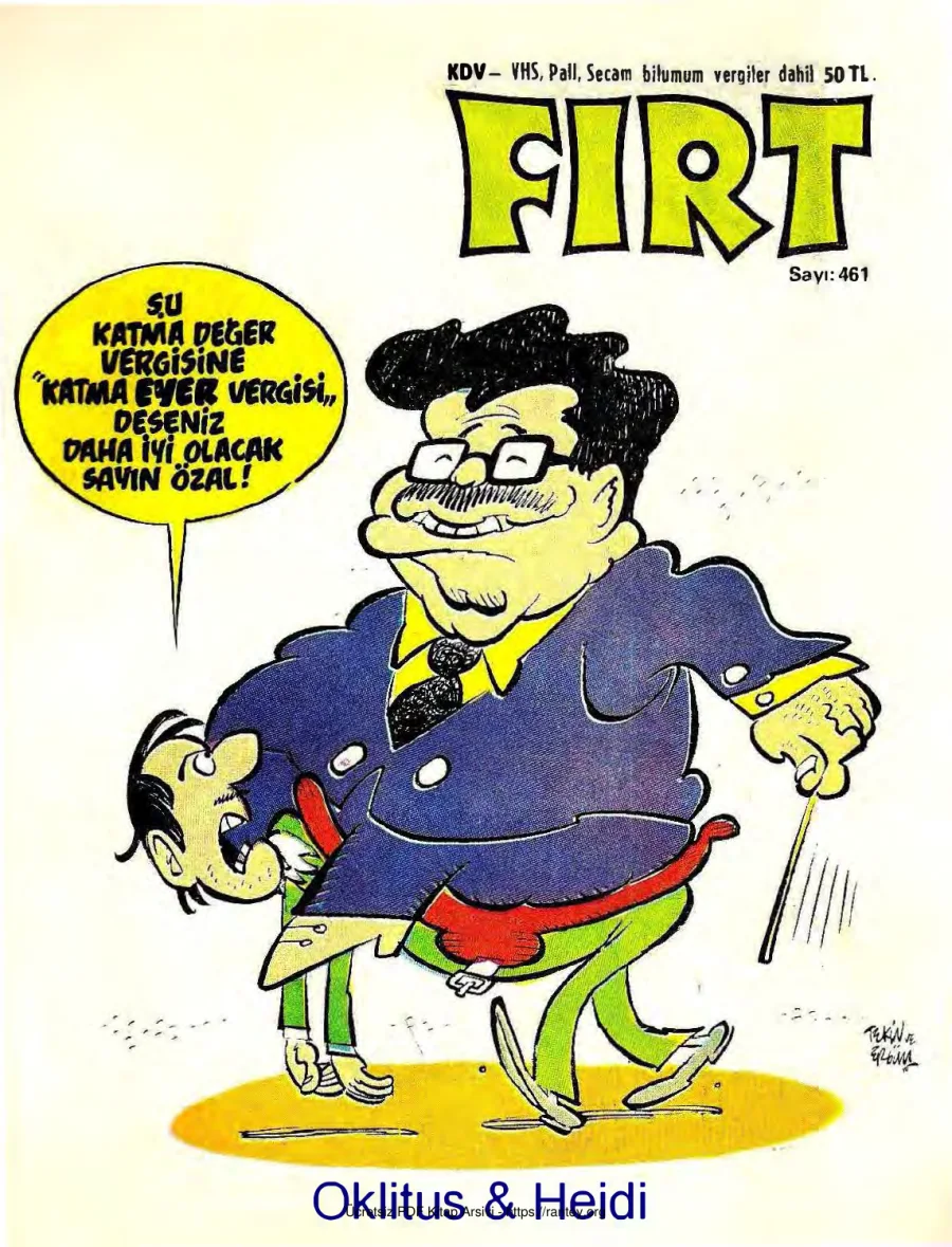 Fırt 1985 Sayı 461 kapak görseli