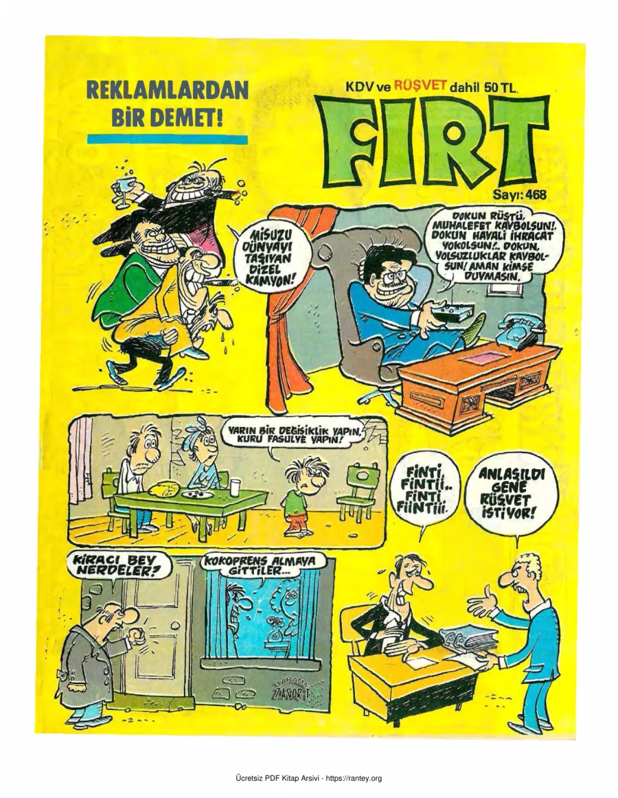 Fırt 1985 Sayı 468 kapak görseli