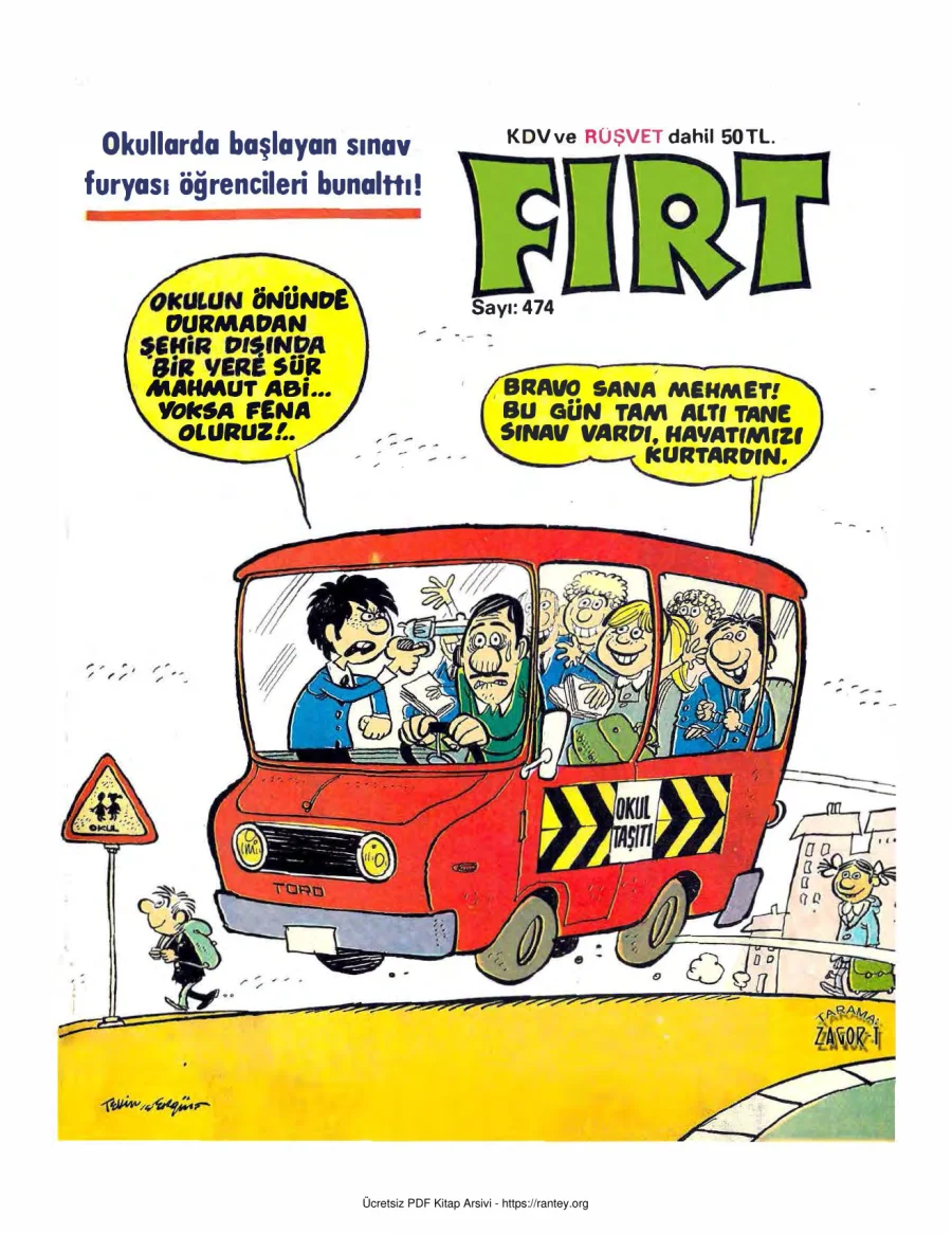 Fırt 1985 Sayı 474 kapak görseli