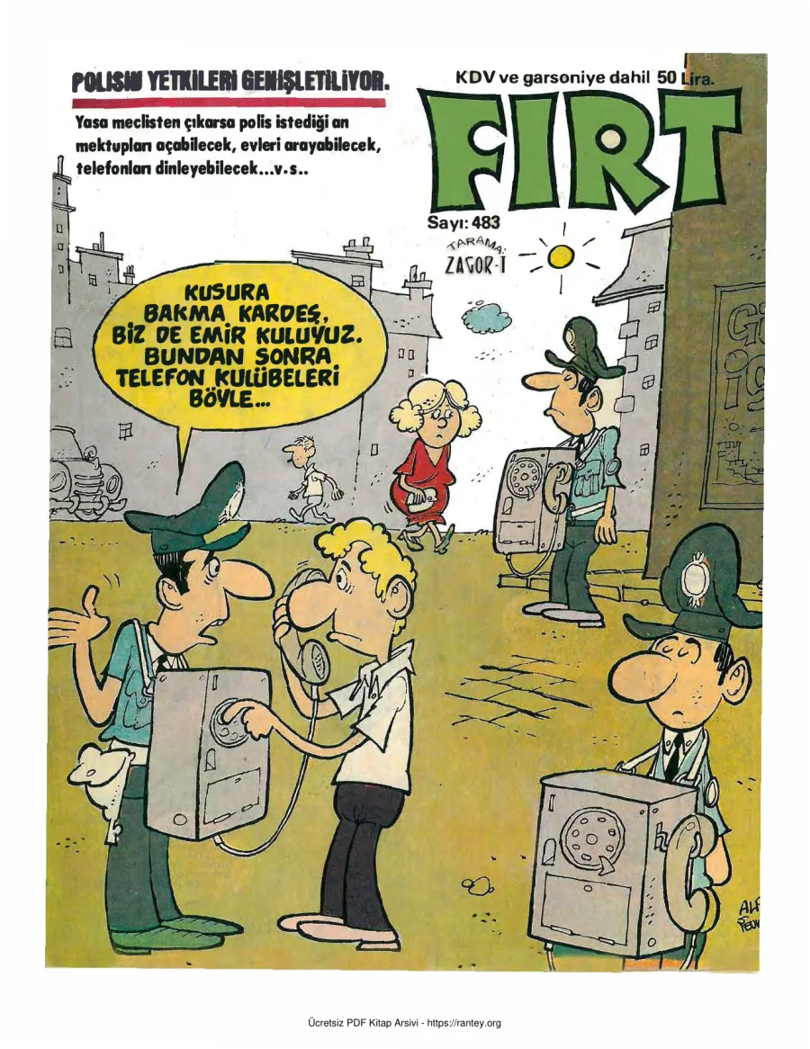 Fırt 1985 Sayı 483 kapak görseli